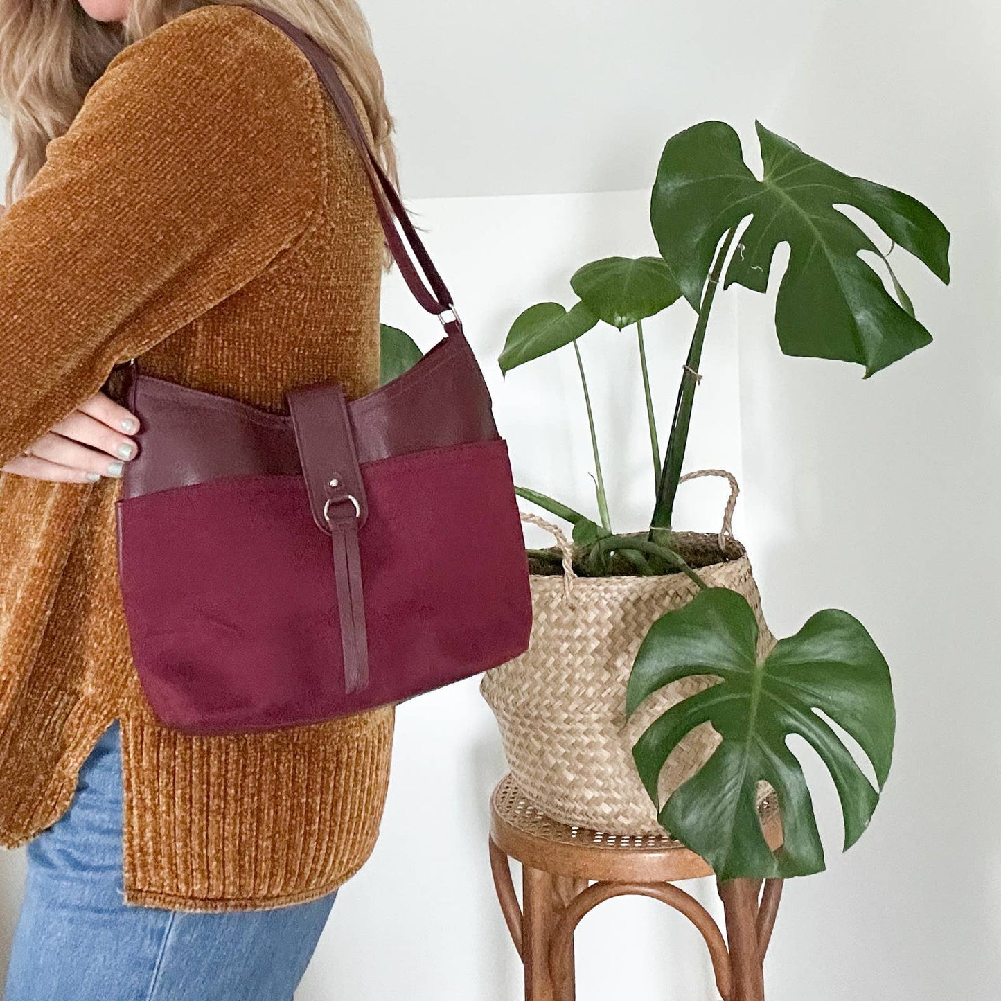 Y2K Magenta Shoulder Bag