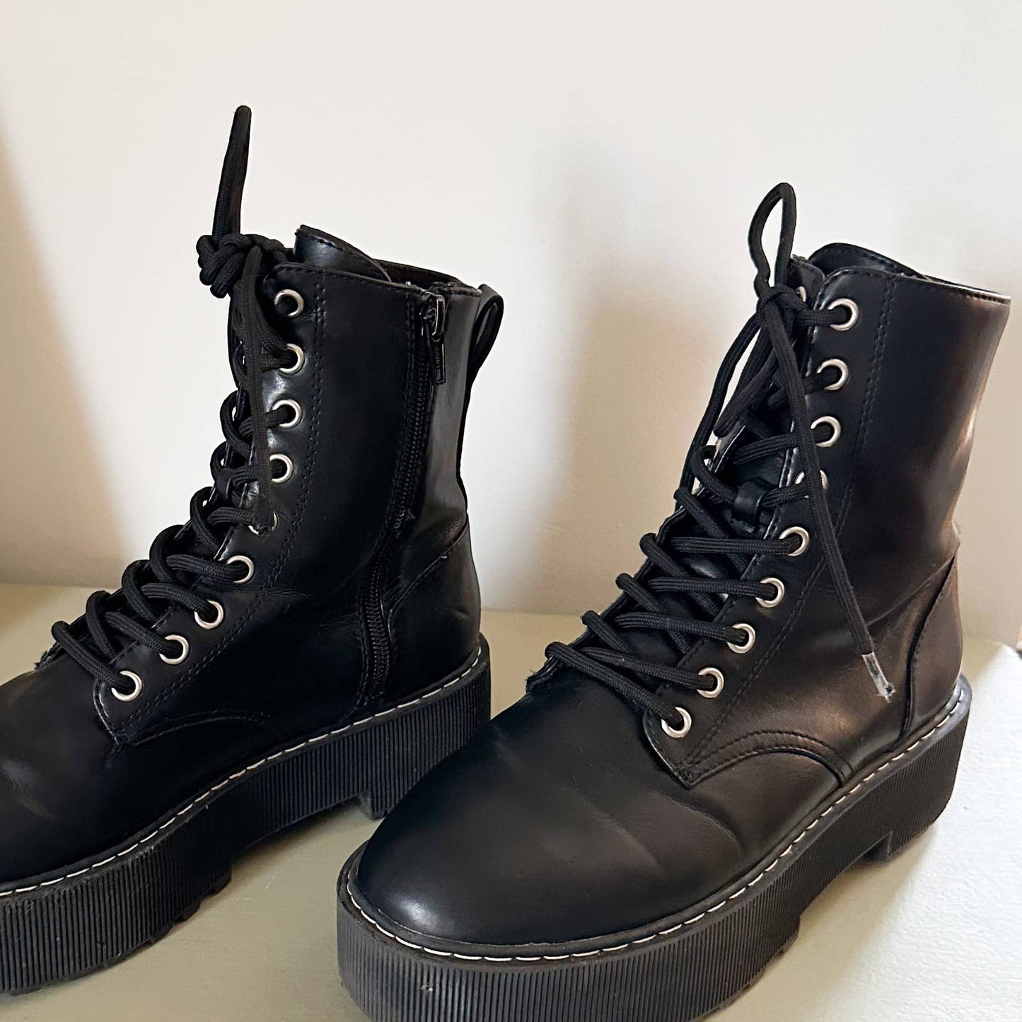 Platform Combat Boots