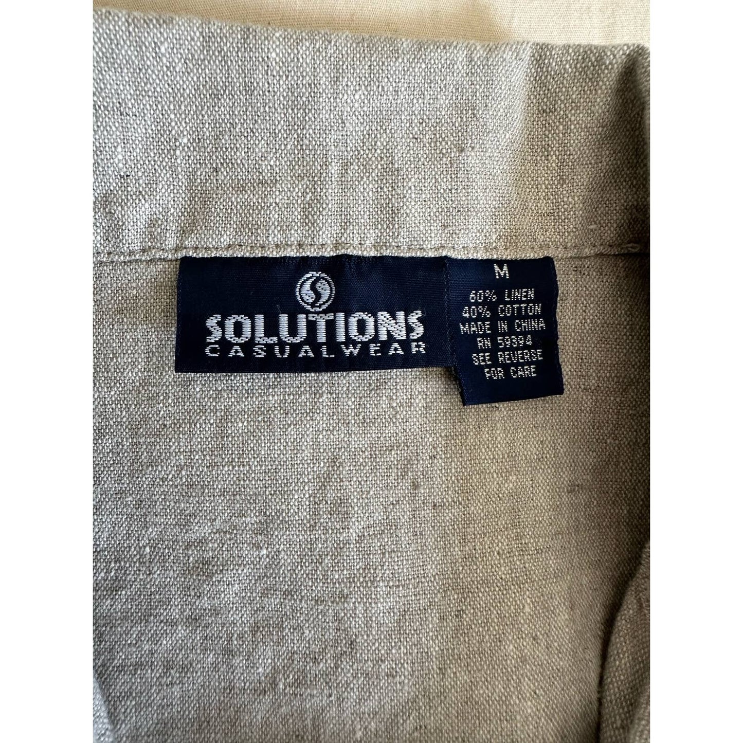 Vintage Linen Chore Coat
