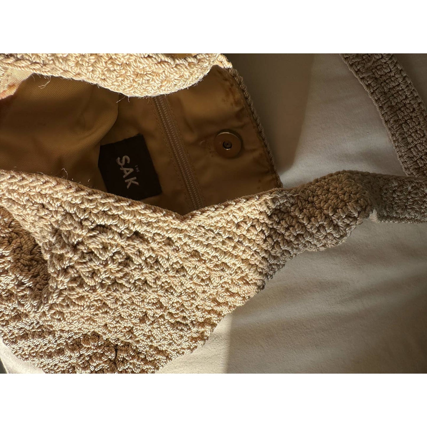 Vintage The Sak Woven Shoulder Bag