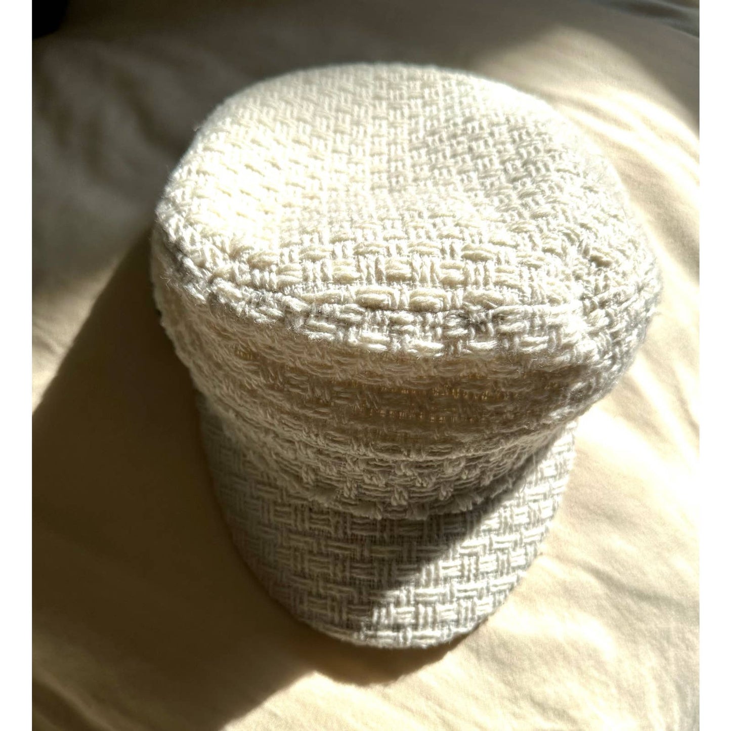 Vintage Tweed Cream Cadet Hat