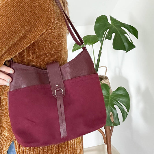 Y2K Magenta Shoulder Bag