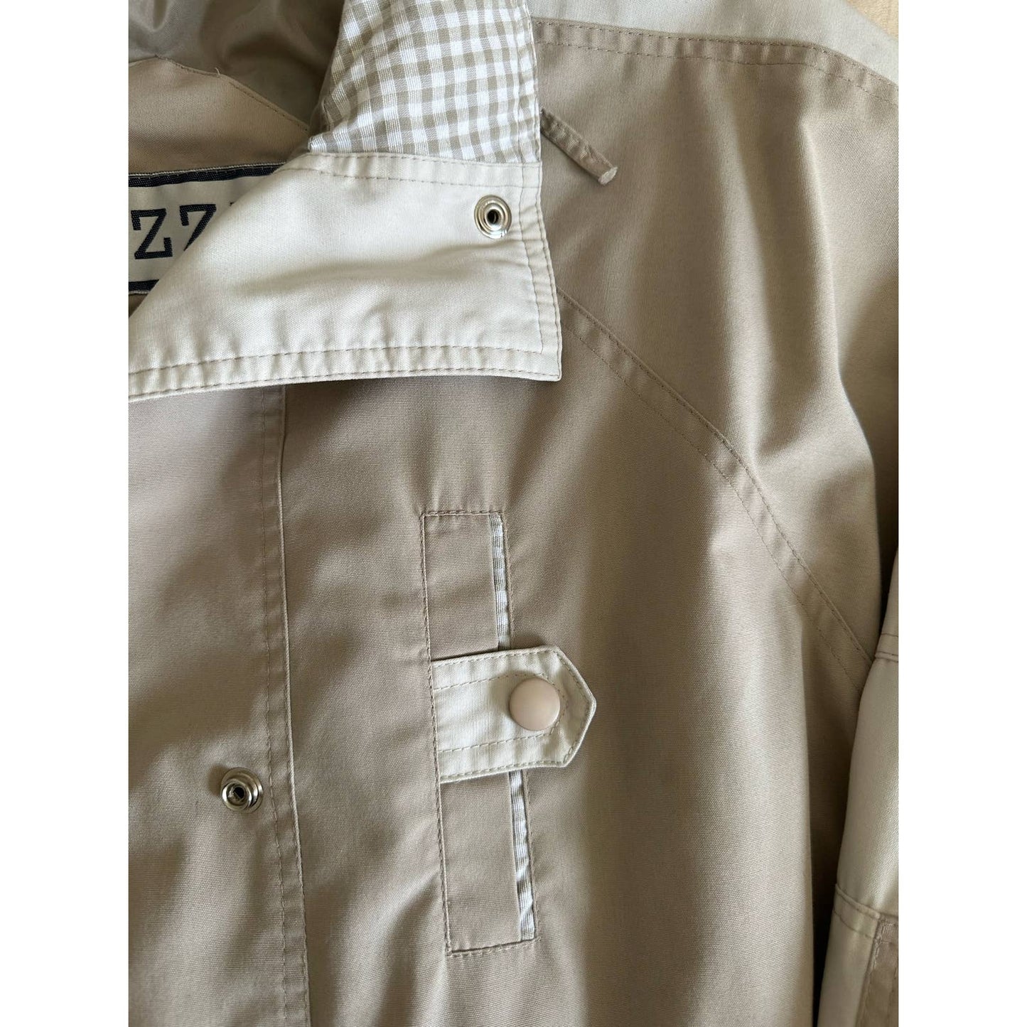 Vintage Izzi Plaid Beige Jacket