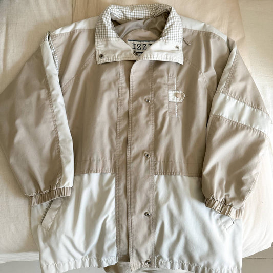 Vintage Izzi Plaid Beige Jacket